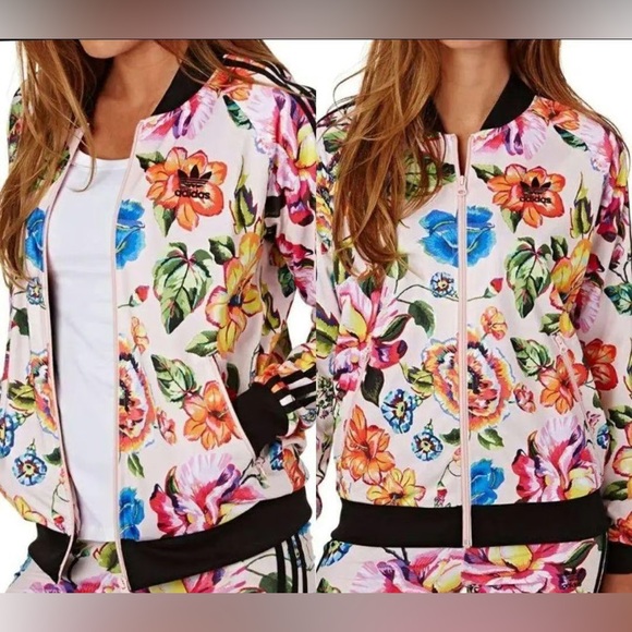 Adidas x Farm Rio Floralita SST Track Jacket RARE SOLD OUT - Picture 3 of 6